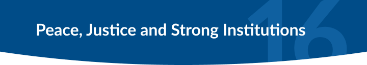 Peace, Justice and Strong Institutions