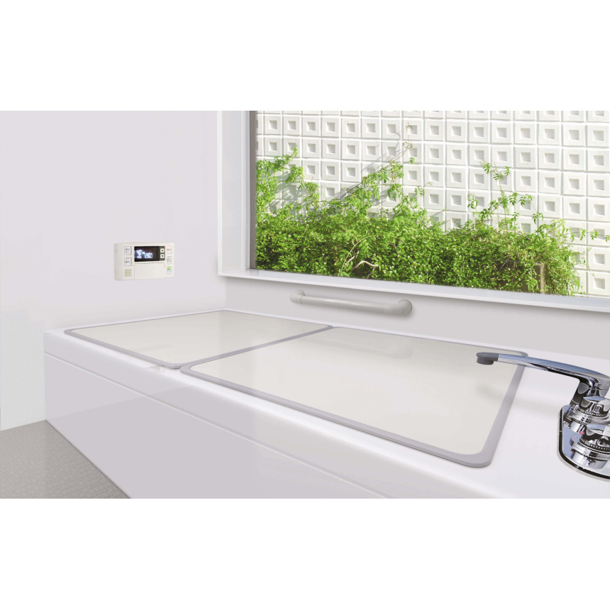 AAJ-7021 大型サイズオーダーパネル風呂ふた プロパネル （奥行き１１１〜１２０×幅１７１〜１８０）（抗菌）（４枚割） AAJ-7008 大型サイズオーダーパネル風呂ふた プロパネル （奥行き