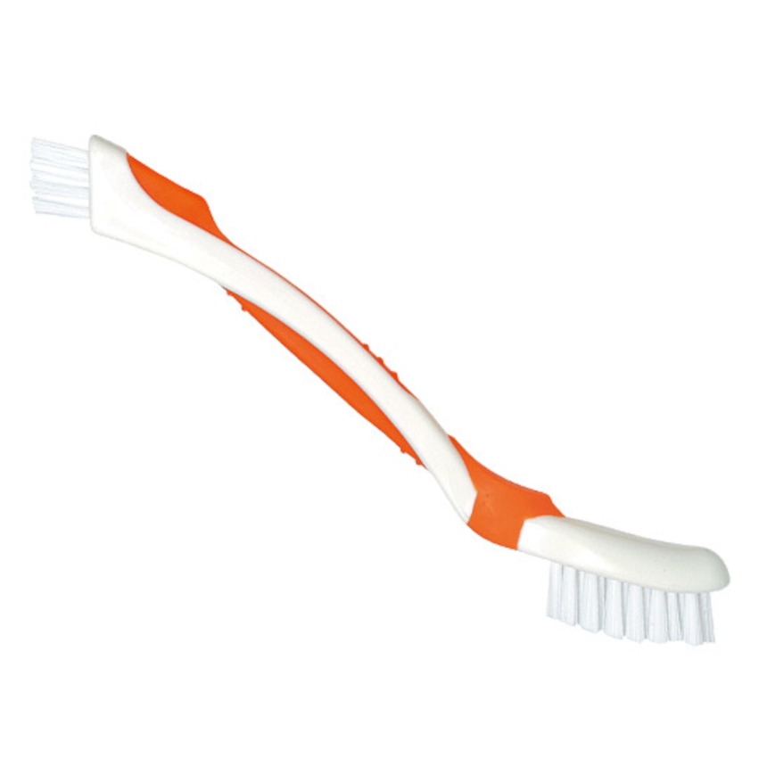 〔200個セット〕 ランドリーウオッシュ フットシューズブラシ オレンジ 84611 （シューズブラシ） 200個セット ランドリーウオッシュ フットシューズブラシ オレンジ