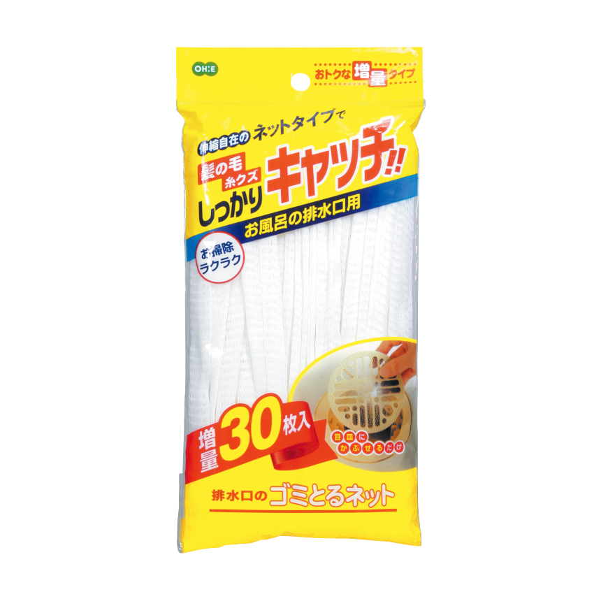 排水口のゴミとるネット　３０枚入