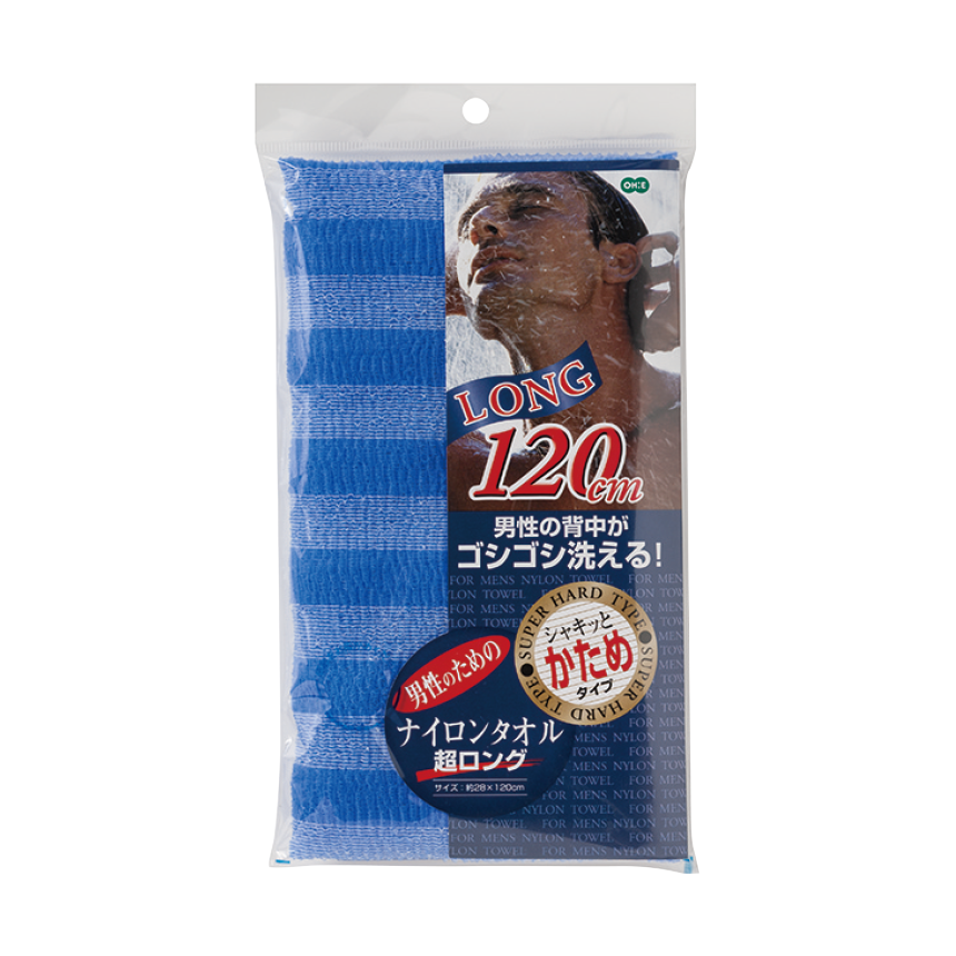 ナイロンタオル　超ロング　かため