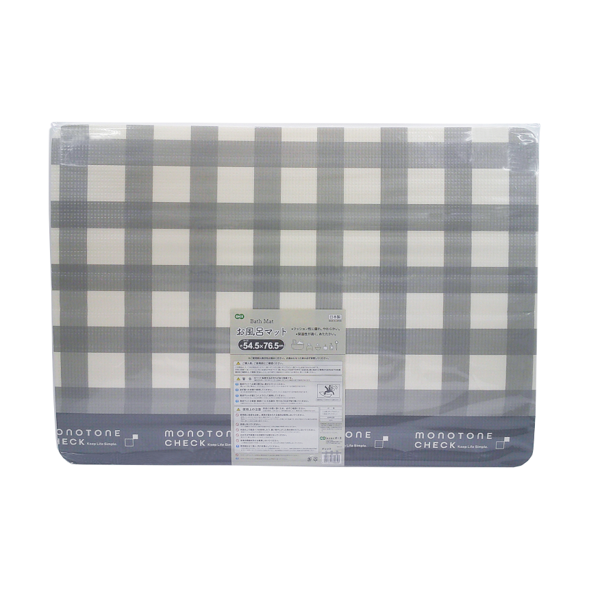 風呂マット　チェック